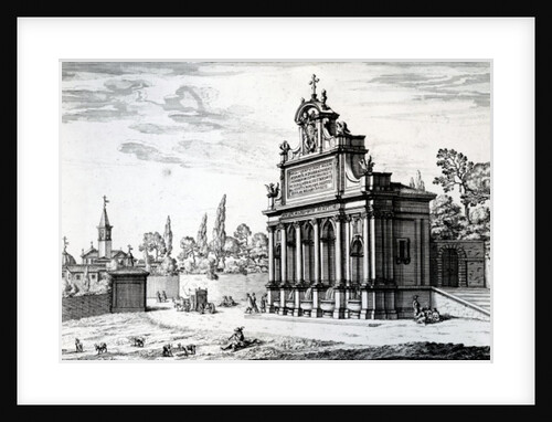 Fontana dell'Acqua Paola by Giovanni Battista Falda