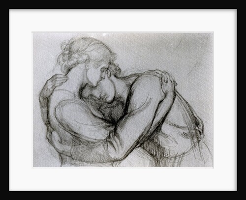 Study for 'The Blessed Damozel', c.1876 by Dante Gabriel Charles Rossetti