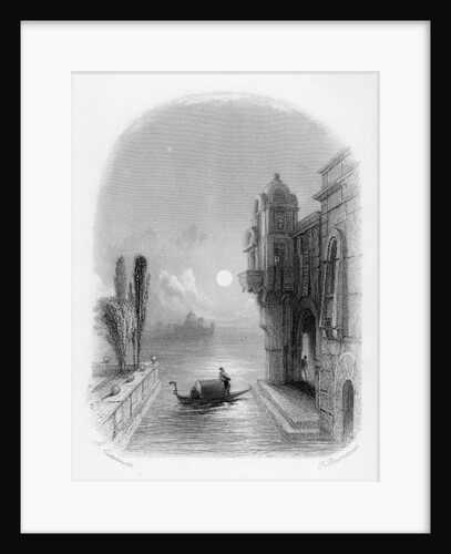 Moonlit scene in Venice by George Cattermole