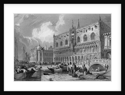 The Grand Canal and Doge's Palace, Venice by Samuel Prout