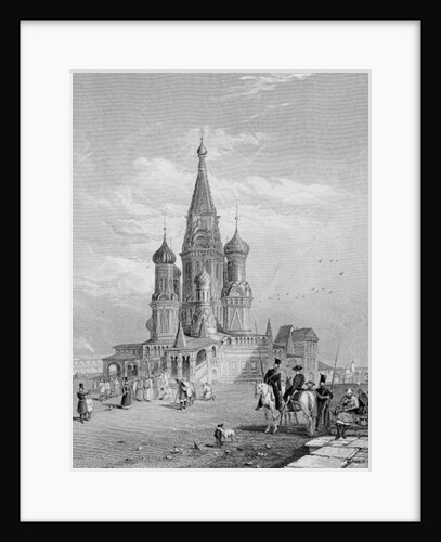 St. Basil's Cathedral, Moscow by Alfred Gomersal Vickers