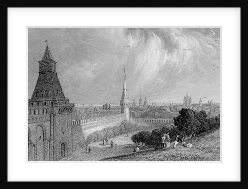 Moscow from the Esplanade of the Kremlin by Alfred Gomersal (after) Vickers