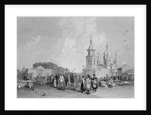 The Haymarket, St. Petersburg by Alfred Gomersal Vickers