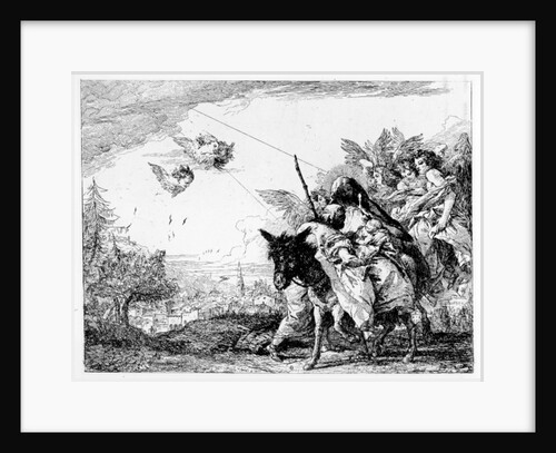 The Flight into Egypt, c.1750 by Giandomenico Tiepolo