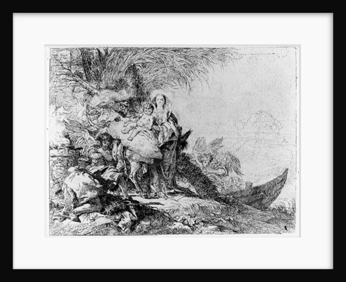 The Flight into Egypt, c.1750 by Giandomenico Tiepolo
