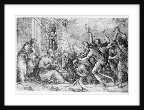 The Birth of Christ by Andrea Schiavone