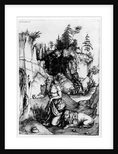 St. Jerome in the Wilderness, c.1496 by Albrecht Dürer or Duerer