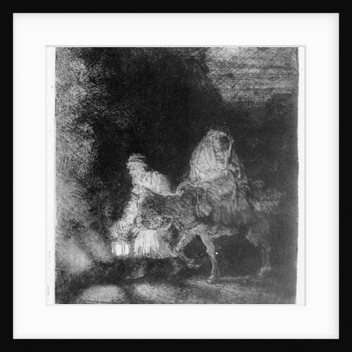 The Flight into Egypt, 1651 by Rembrandt Harmensz. van Rijn
