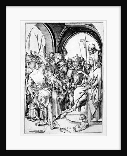 Christ before Annas by Martin Schongauer