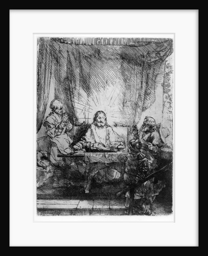 Supper at Emmaus, 1654 by Rembrandt Harmensz. van Rijn