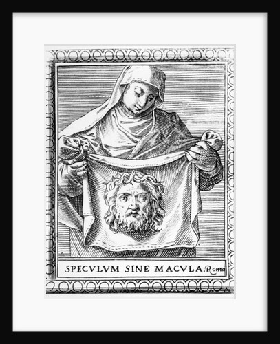 Veronica holding the Sudarium, 1581 by Agostino Carracci