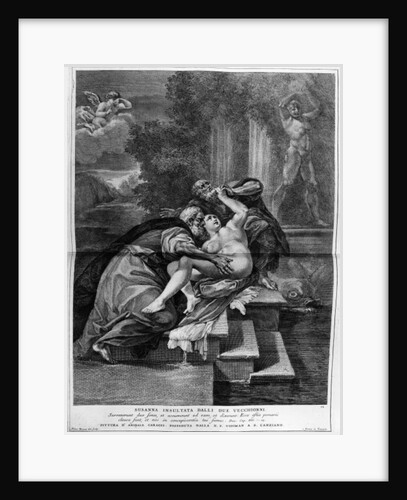 Susanna and the elders by Annibale (after) Carracci