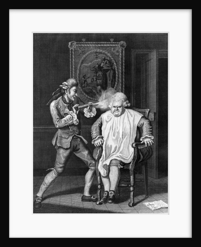 The Englishman in Paris, lithograph by James Caldwell, 1770 by John Collet