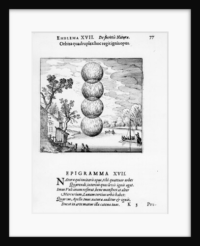 A quadruple wheel rules this fiery work by German School