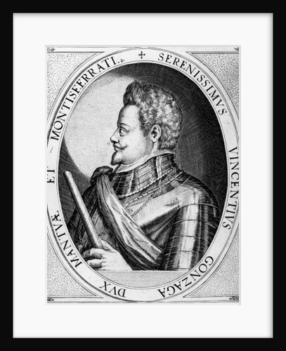 Vincenzo Gonzaga, Duke of Mantua, 1597 by Dominicus or Custodis Custos