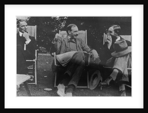 Bertrand Russell, J. M. Keynes and Lytton Strachey, c.1917 by English Photographer
