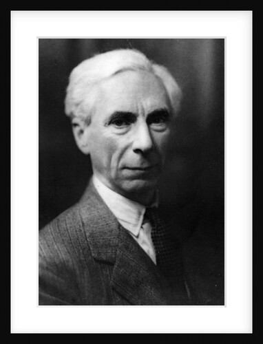 Bertrand Russell by English Photographer