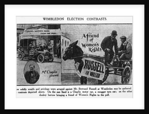 Wimbledon election contrasts, 1907 by English Photographer