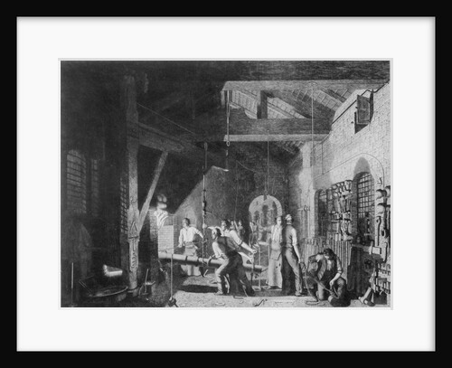 The Forge, 1859 by James Sharples