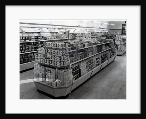 Interior of a Woolworths store, 1956 by English Photographer