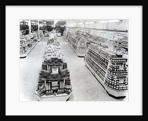 Interior of a Woolworths store, 1956 by English Photographer