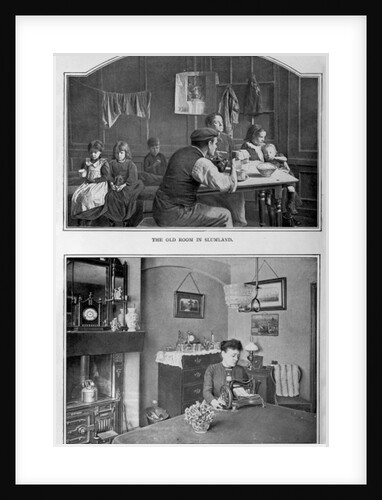 The Old Room in Slumland and The New Room in a Model Dwelling by English Photographer