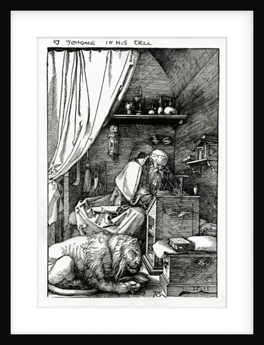 St. Jerome in his cell, 1511 by Albrecht Dürer or Duerer