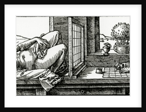 Illustration from Durer's 'Four Books on Measurement' by Albrecht Dürer or Duerer