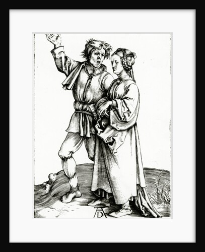 A rustic couple by Albrecht Durer or Duerer