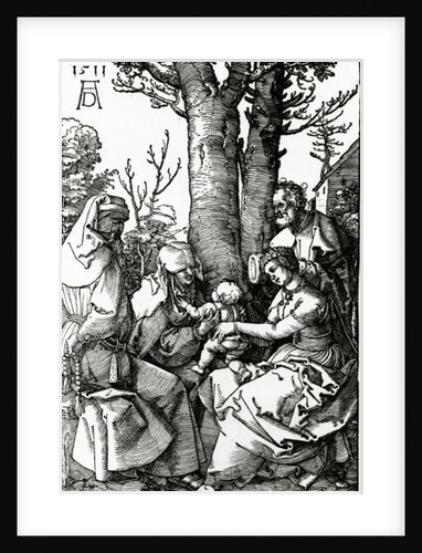 The Holy Family with St. Anne and St. Joachim, 1511 by Albrecht Dürer or Duerer