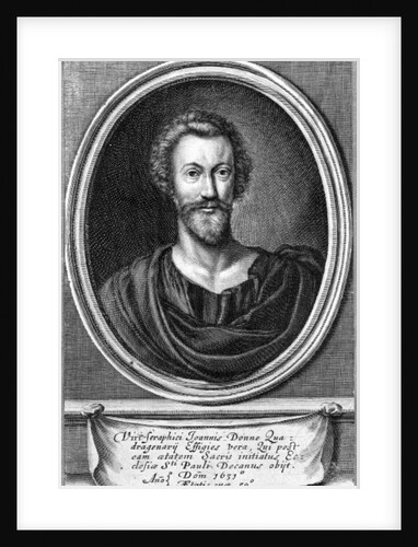 John Donne, c.1633 by Pierre Lombard or Lombart