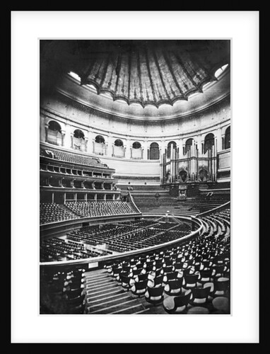 The Royal Albert Hall, London, c.1880's by English Photographer