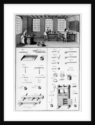 Relieur-Doreur, printed by Ludovic Simonneau by French School