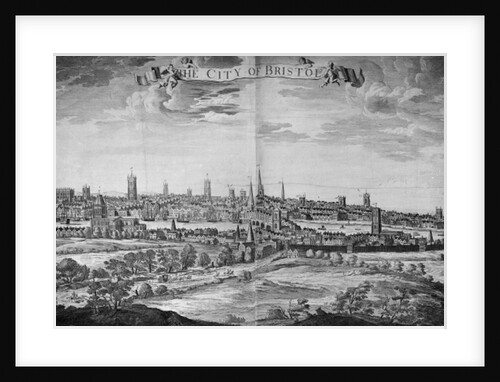 The City of Bristol, 1717 by Johannes Kip
