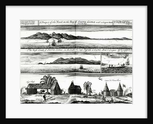 A Prospect of the Road in the Bay of Sierra Liona by Johannes Kip