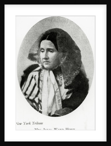 Mrs Julia Ward Howe, c.1860s by American Photographer