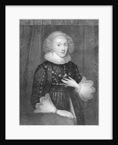 Mary Sidney, Countess of Pembroke, engraved by W.J.Fry by Marcus the Younger (after) Gheeraerts