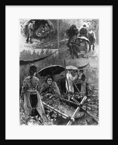 With the distressed hop-pickers in Kent by Henry Charles Seppings Wright