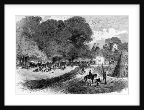 In the Kent hop-fields, waiting to be paid by English School