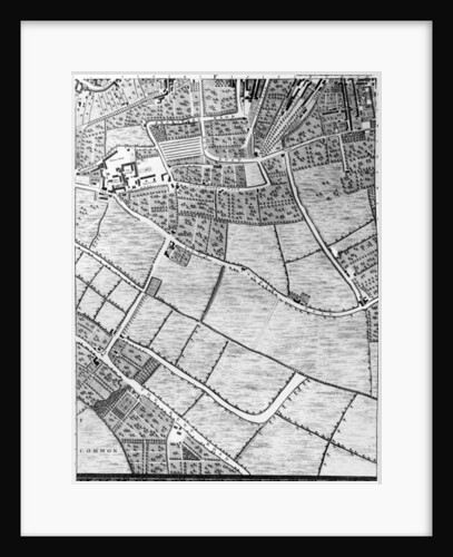 A Map of Bermondsey, London, 1746 by John Rocque