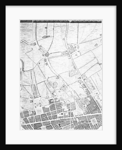 A Map of the West End and Soho, London, 1746 by John Rocque