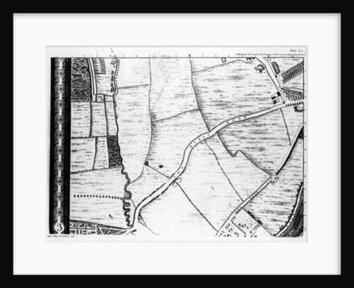 A Map of The King's Road, London, 1746 by John Rocque