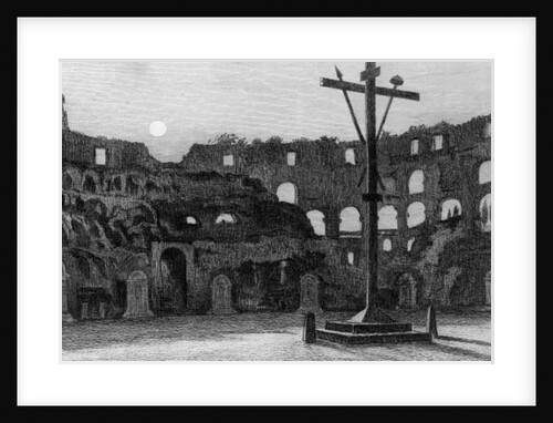 The Colisseum by Moonlight by Edward William Cooke