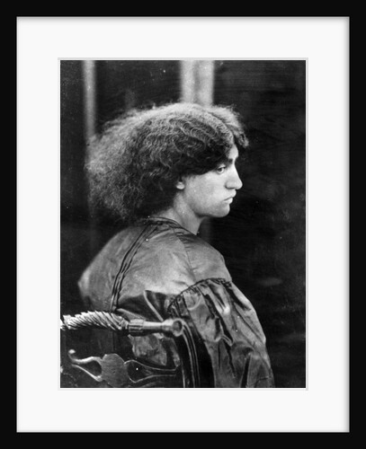 Jane Morris, posed by Dante Gabriel Rossetti, 1865 by John R. Parsons