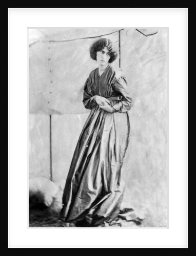 Jane Morris, posed by Dante Gabriel Rossetti, 1865 by John R. Parsons