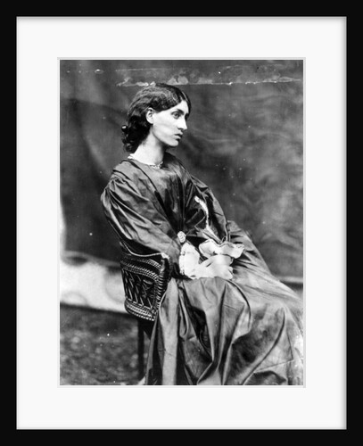 Jane Morris, posed by Dante Gabriel Rossetti, 1865 by John R. Parsons