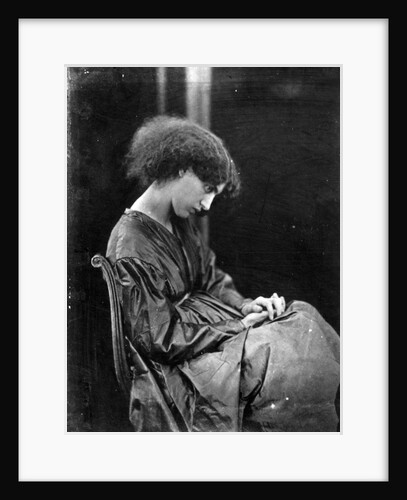 Jane Morris, posed by Dante Gabriel Rossetti, 1865 by John R. Parsons