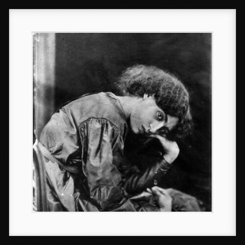 Jane Morris, posed by Dante Gabriel Rossetti, 1865 by John R. Parsons