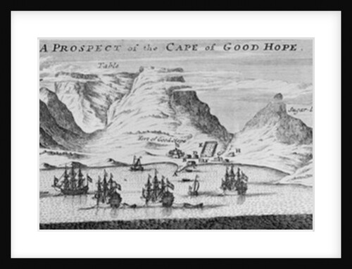 A Prospect of the Cape of Good Hope by English School