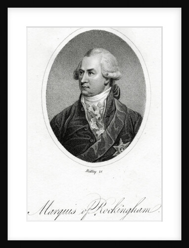 The Marquis of Rockingham by English School